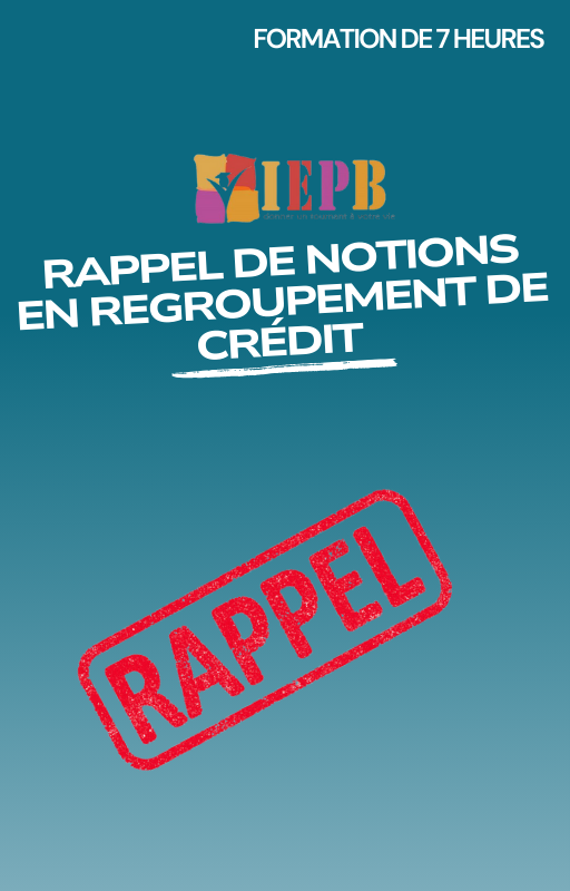 Rappels de notions en regroupement de crédits-image